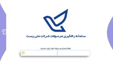 سامانه پیگیری مرسوله پستی با کد رهگیری